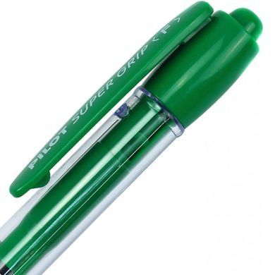 Кулькова ручка автоматична Pilot Super Grip BPGP-10R-F 0,7мм, Зелений