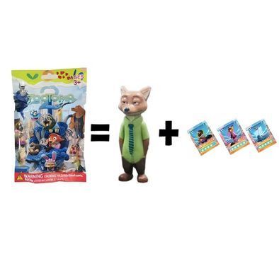 Игрушка фигурка-брелок Zootopia 6см Зверополис 2 сезон, упаковка - сюрприз 899421