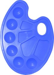 Палитра ZiBi овальная пластиковая 6920, Синий