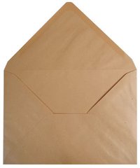Конверт бумажный C4 (229*324) мокрая склейка Крафт
