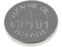 Батарейка (таблетка) GP 1шт 191-U10 щелочная AG8, LR55