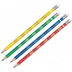 Олівець простий Colorino B з ластиком ! ПОШТУЧНО ! с табл. множення 66143
