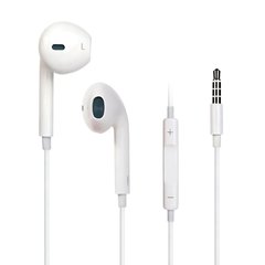 Навушники з мікрофоном 3.5mm Earpods Copy White 702534