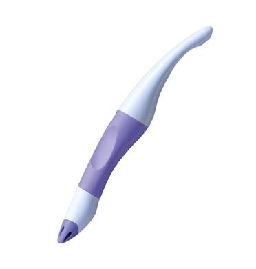Ролерна ручка STABILO EASY original для шульги + 2син стрижня (бузково/фіолет) 411160, Синий