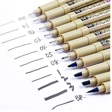 Капілярна ручка PIGMA Micron Лінер Sakura 0,5мм XSDK08 # ** - синій