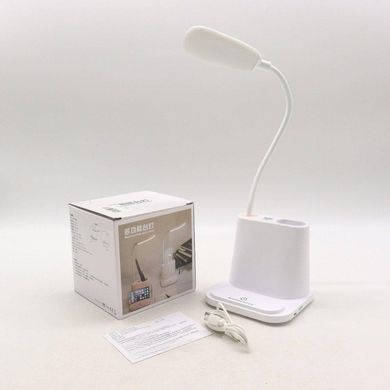 Светильник настольный с подставкой под карандаши и ручки (зарядка от USB) h-31см, ассорти GB7000/2110