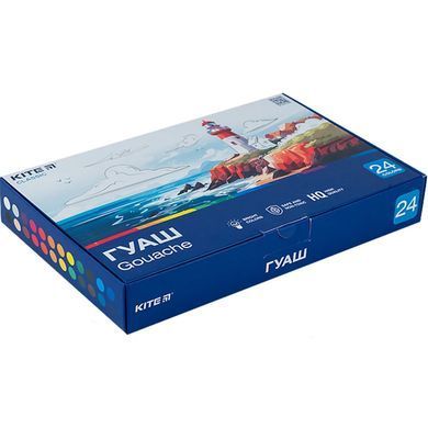 Гуашь Kite набор 24 цв. по 20 мл мод 097 Classic K-097