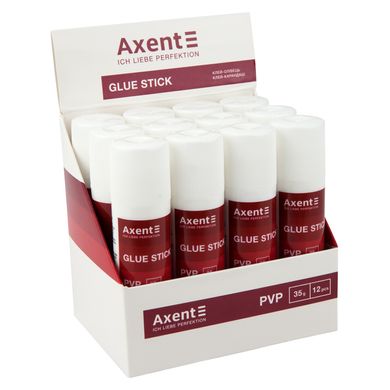 Клей-олівець 35гр Axent (PVP) 7114