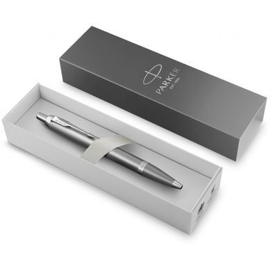 Кулькова ручка Parker 29232 IM 17 Rituals Grey хром + Пакет Parker Rituals