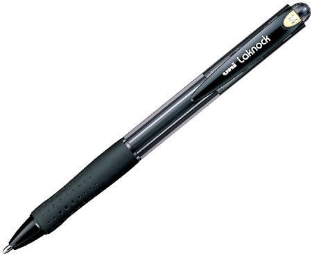 Ручка шариковая UNI Laknock Fine SN-100, Черный