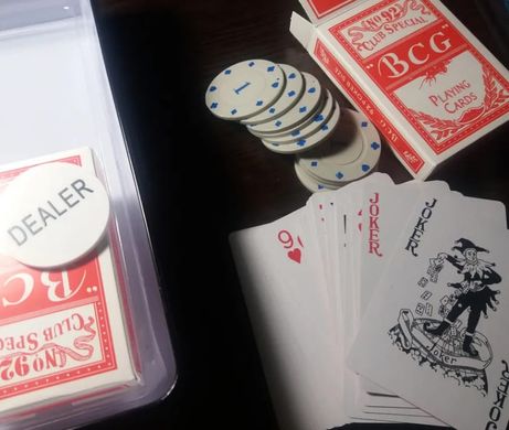 Набор Poker Game Set 100ps в металлической коробке №100-L