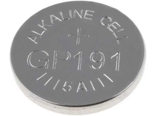 Батарейка (таблетка) GP 1шт 191-U10 щелочная AG8, LR55