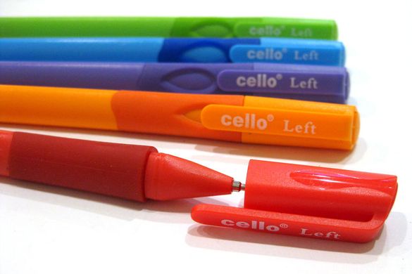 Ручка - Самоучка (тренажер) шариковая Cello Fine Top для левши 1361